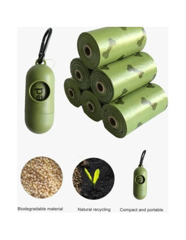 150 Bolsas de Excremento de Perro Genérico Biodegradables Aroma Lavanda