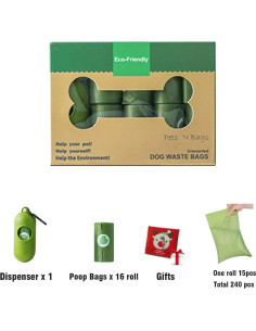 Bolsas Biodegradables para Perros RTECO 240 Unidades Aromatizadas 2