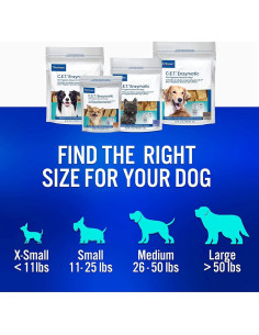 Masticables Enzimáticos Virbac C.E.T. para Perros Medianos 30 Unidades 2