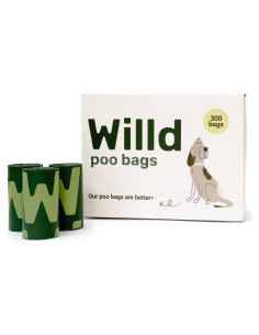 300 Bolsas Compostables XYBiobags para Excremento de Perro