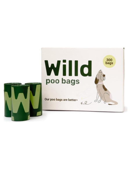 300 Bolsas Compostables XYBiobags para Excremento de Perro