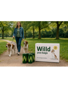 300 Bolsas Compostables XYBiobags para Excremento de Perro 2