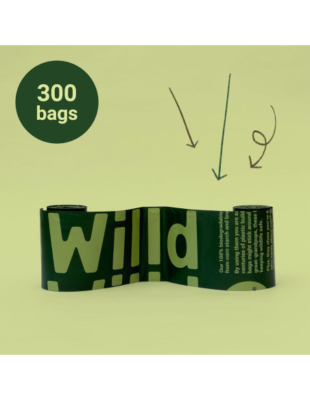 300 Bolsas Compostables XYBiobags para Excremento de Perro