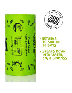 Bolsas Compostables para Desechos de Perro Planet Poop 200 Unidades 2
