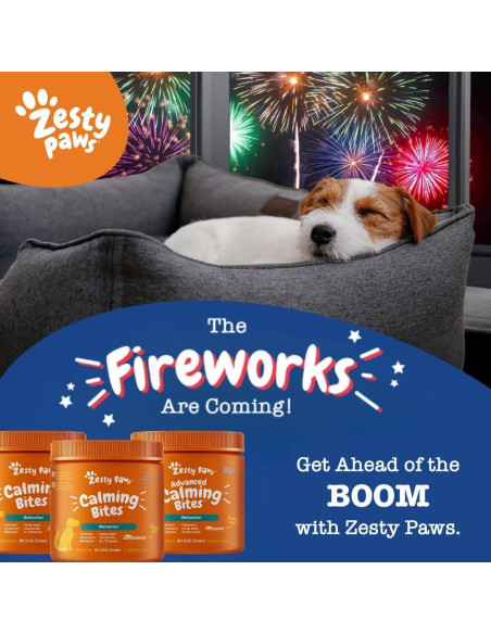 Palitos Dentales Calmantes para Perros Zesty Paws 340g