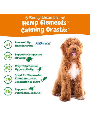 Palitos Dentales Calmantes para Perros Zesty Paws 340g