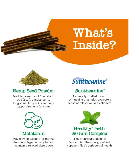 Palitos Dentales Calmantes para Perros Zesty Paws 340g