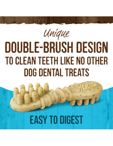 Masticables Dentales Merrick Fresh Kisses para Perros Pequeños 6.8-11.3 Kg - Caja de 36