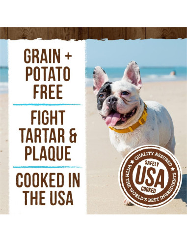 Masticables Dentales Merrick Fresh Kisses para Perros Pequeños 6.8-11.3 Kg - Caja de 36