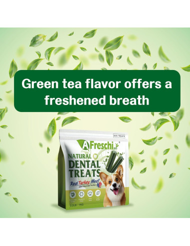 Palitos Dentales de Pavo Afreschi para Perros 1 kg - Hipoalergénicos