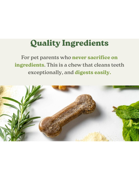 Masticables Dentales Earthbones para Perros 30 Huesos 9-23kg