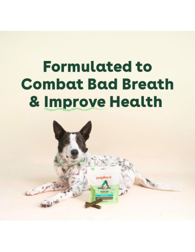 Pupford Dental Chews para Perros 30 Unidades 10.16 cm