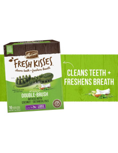 Masticables Dentales Merrick Fresh Kisses Para Perros Grandes 22.68 Kg - Caja 16 Unidades 2
