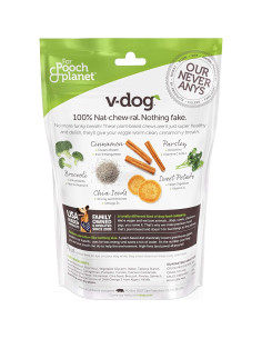Golosinas Veganas para Perros V-Dog - Huesos Dentales 226.8g 2