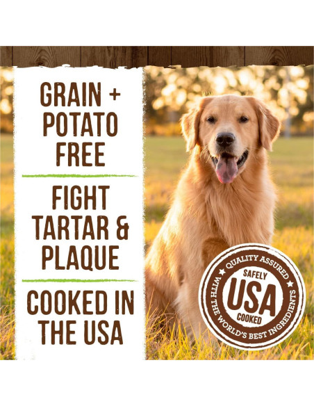 Masticables Dentales Merrick Fresh Kisses Para Perros Grandes 22.68 Kg - Caja 16 Unidades