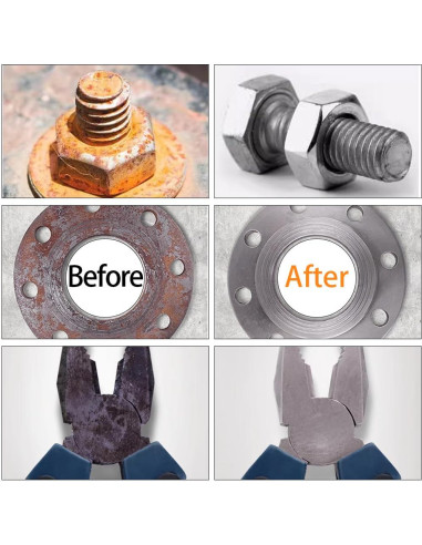 Limpiador de Óxido Lwuey para Taladro 12.7mm - Herramienta Efectiva