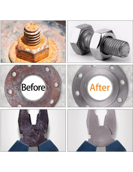 Limpiador de Óxido Lwuey para Taladro 12.7mm - Herramienta Efectiva