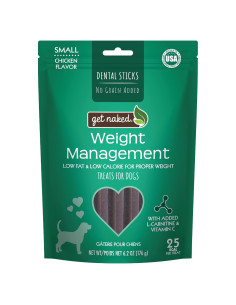 Palitos Masticables Dentales Get Naked 176.4g Control de Peso
