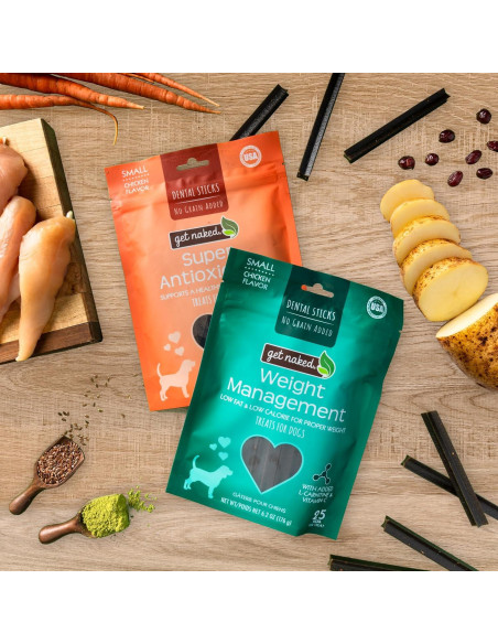 Palitos Masticables Dentales Get Naked 176.4g Control de Peso