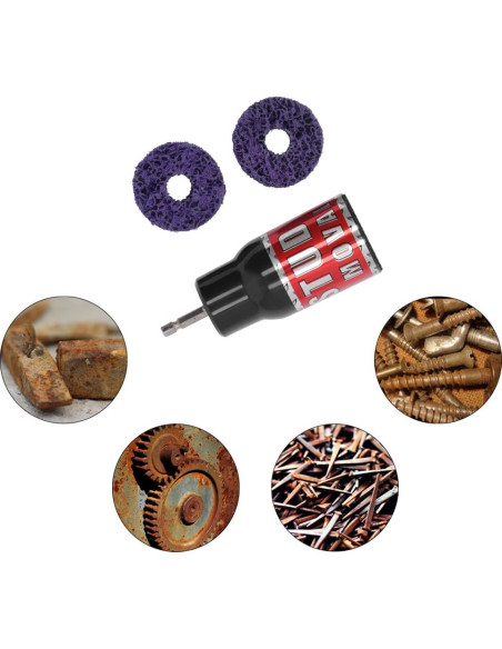 Limpiador de Óxido Lwuey para Taladro 12.7mm - Herramienta Efectiva