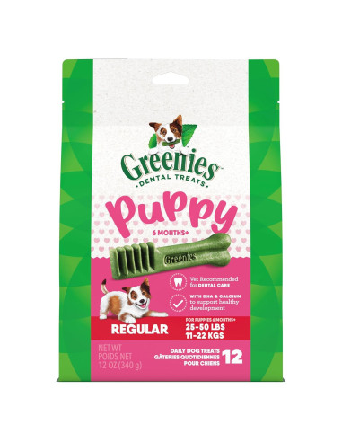 Golosinas Dentales para Cachorros Greenies Original 340 g