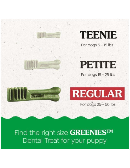 Golosinas Dentales para Cachorros Greenies Original 340 g