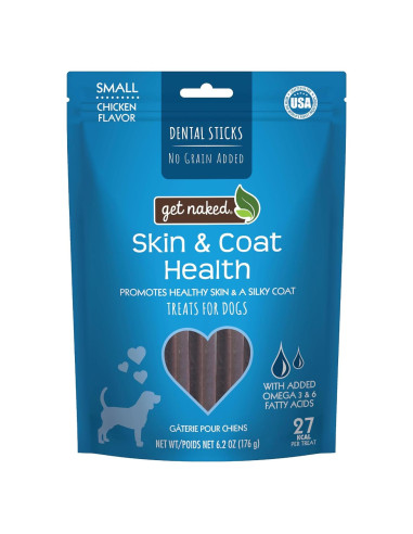 Palitos Masticables Dentales Get Naked 176g para Perros