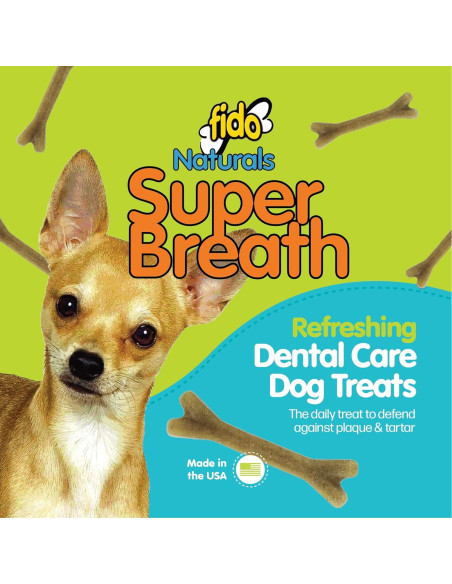 Huesos Dentales Fido Super Breath Mini 3 Paquetes 227g