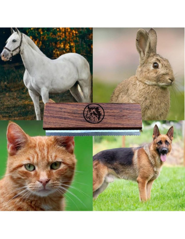 Cepillo Deshedding I.N Premium para Perros, Gatos y Caballos 12.7 cm