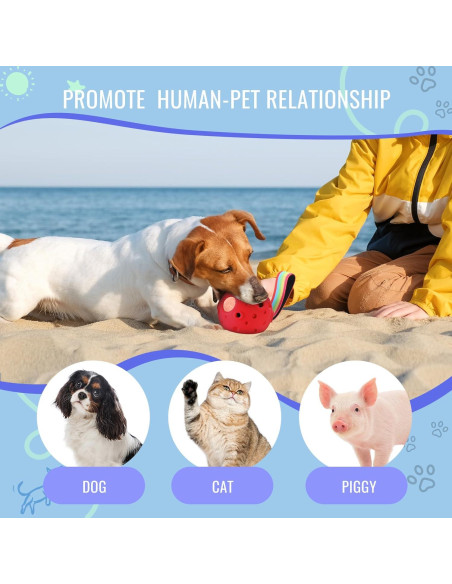 Juguete Masticable Rellenable para Perros Larimuer Rojo