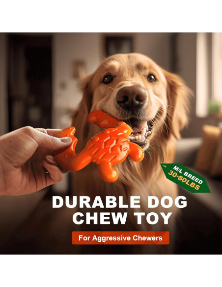 Juguete para Masticar Perros Quizvi Grande Naranja 15.7cm