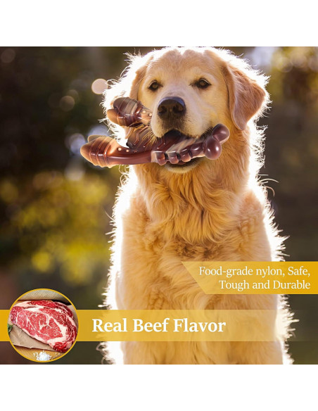 Juguete Indestructible para Perros NEZIN Sabor Carne 20cm