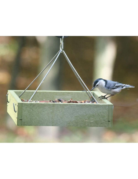 Comedero colgante Birds Choice GSHPF100 reciclado verde 25.4cm