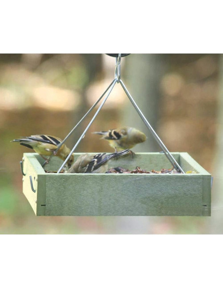 Comedero colgante Birds Choice GSHPF100 reciclado verde 25.4cm