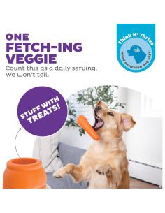 Juguete Masticable Outward Hound Zanahoria 18.4cm para Perros 2