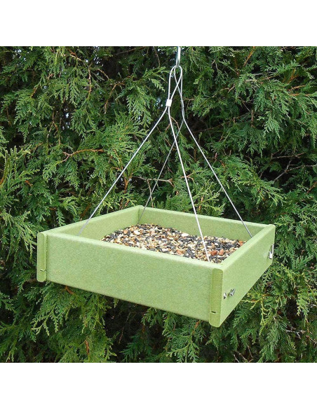 Comedero colgante Birds Choice GSHPF100 reciclado verde 25.4cm