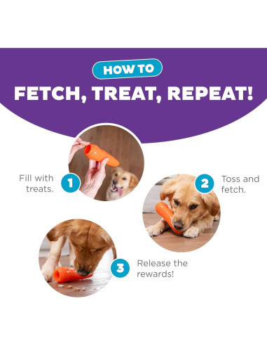 Juguete Masticable Outward Hound Zanahoria 18.4cm para Perros