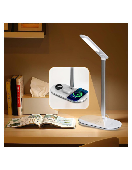 Lámpara de Escritorio LED L SHY-U L con Carga Inalámbrica 10W