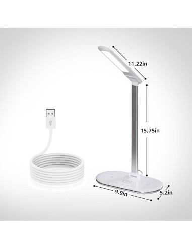Lámpara de Escritorio LED L SHY-U L con Carga Inalámbrica 10W