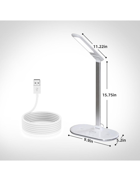 Lámpara de Escritorio LED L SHY-U L con Carga Inalámbrica 10W