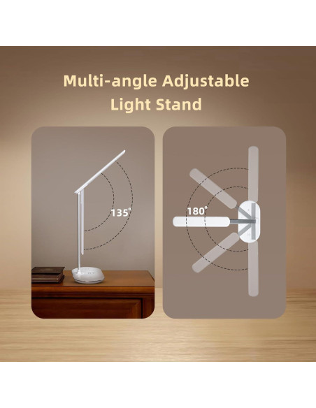 Lámpara de Escritorio LED L SHY-U L con Carga Inalámbrica 10W