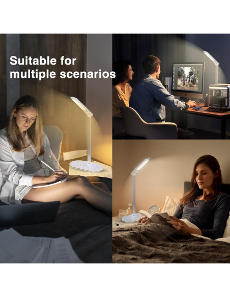 Lámpara de Escritorio LED L SHY-U L con Carga Inalámbrica 10W