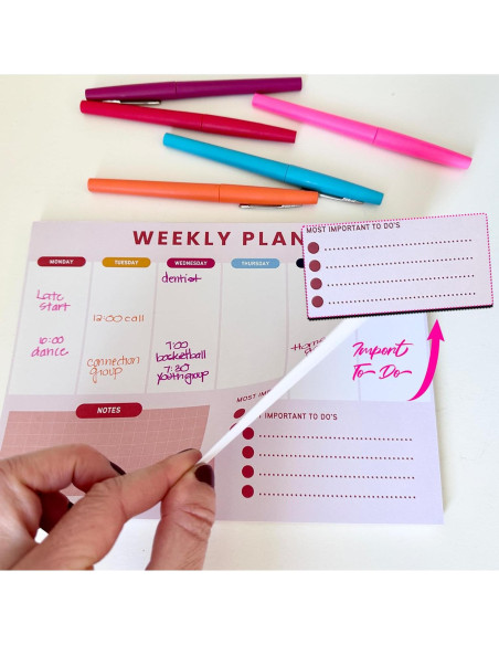 Bloc de Notas Semanal Simple Purposeful Living 50 Hojas 16.5x22.8cm