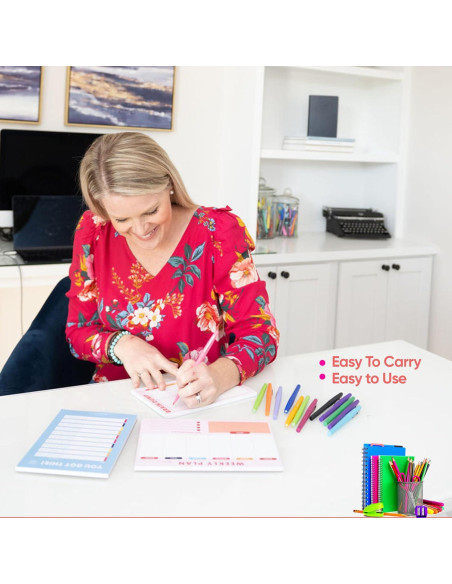 Bloc de Notas Semanal Simple Purposeful Living 50 Hojas 16.5x22.8cm