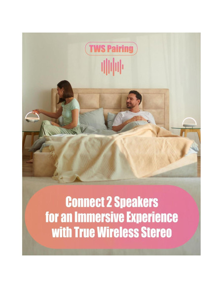 Lámpara de Noche LED BELMAK T11 con Cargador Inalámbrico 6 en 1