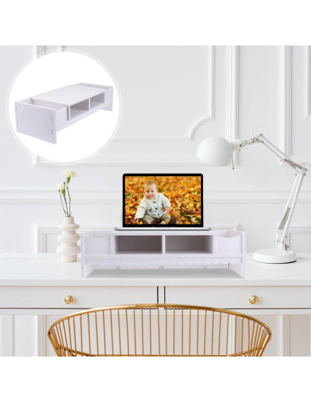 Soporte para Monitor STOBOK con Cajón Organizador 49x20.5 cm