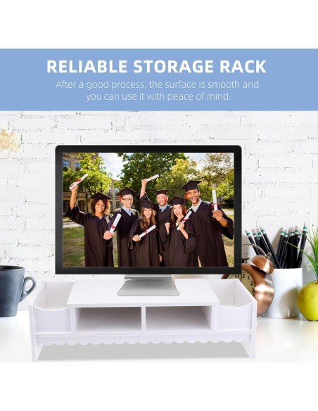 Soporte para Monitor STOBOK con Cajón Organizador 49x20.5 cm