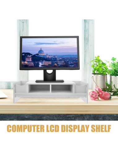 Soporte para Monitor STOBOK con Cajón Organizador 49x20.5 cm