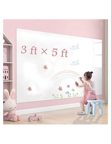 Etiqueta de Pizarra Blanca Autoadhesiva TAKSDAI 91x152 cm