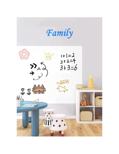 Etiqueta de Pizarra Blanca Autoadhesiva TAKSDAI 91x152 cm